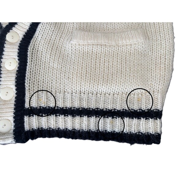 Vintage 90s I.O.U. Cardigan Mens L Exclusive Member Sweater Legend IOU Spellout - Picture 7 of 12